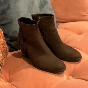 Ecco fringed bootie sz 41 Us 10